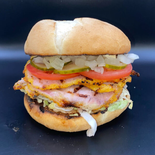 Peameal Bacon on a Kaiser